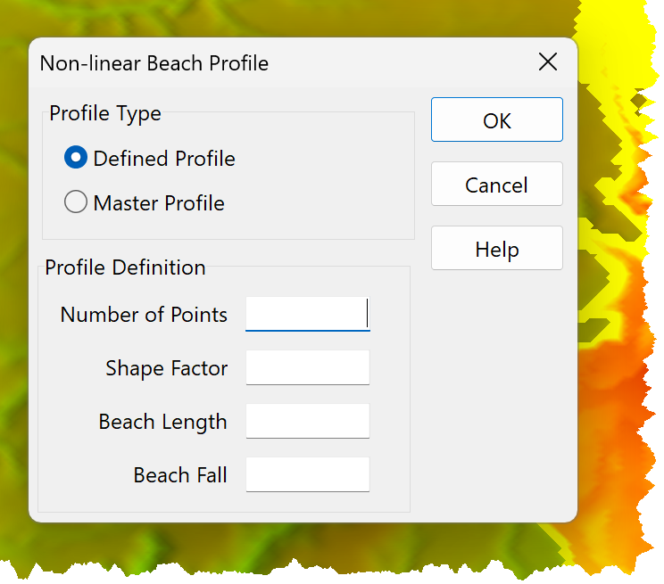 BeachProfileNonLinearDialog