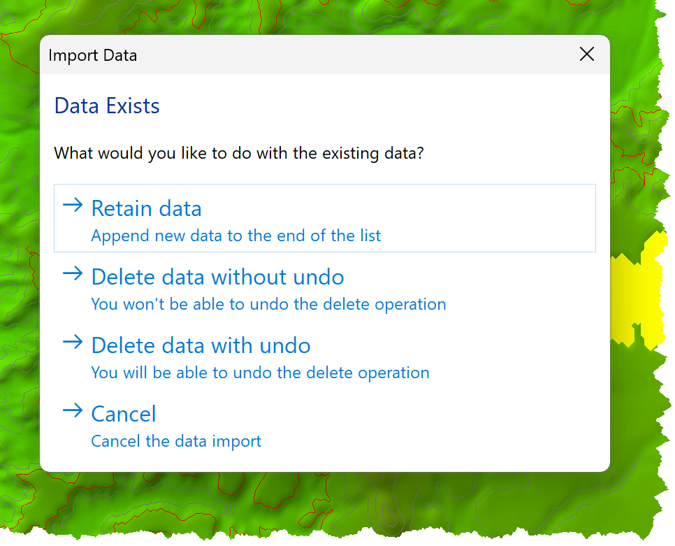 DataImportOverwrite