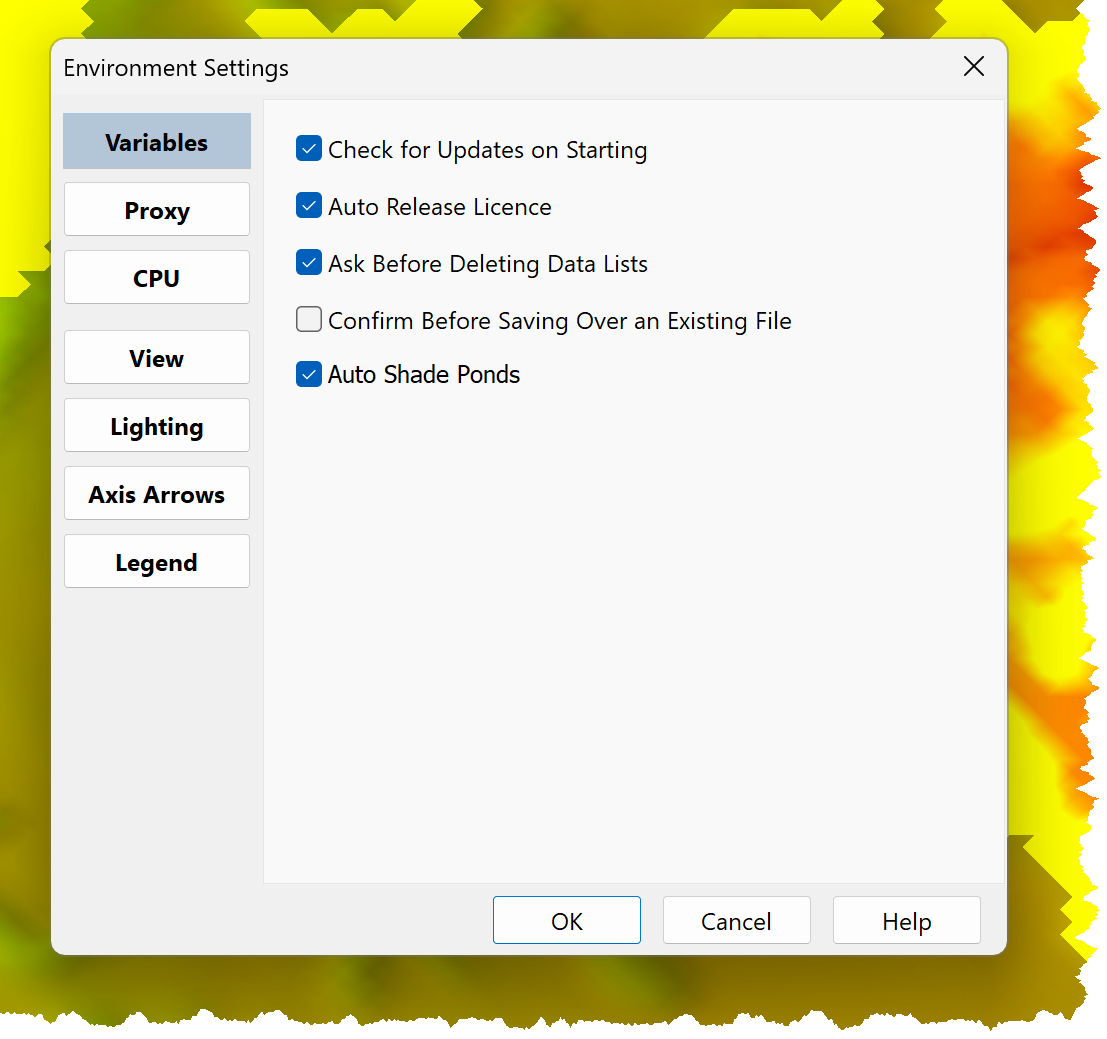 dlgDTMEnvironmentSettings