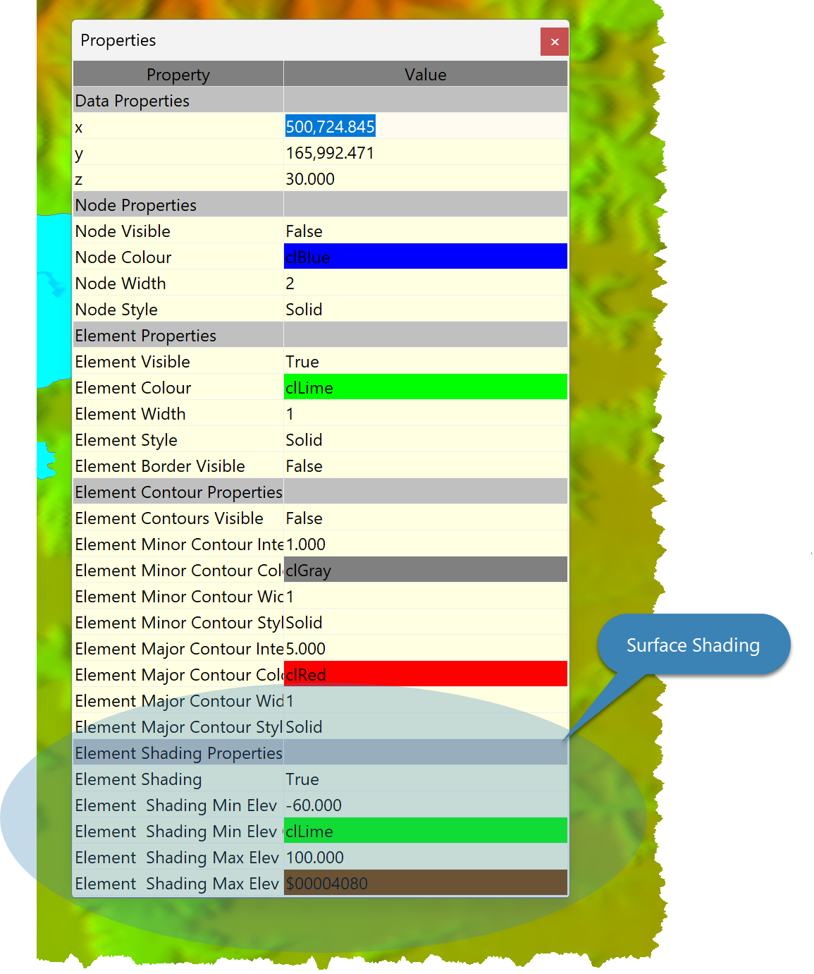 dlgPropertiesSurfaceShading