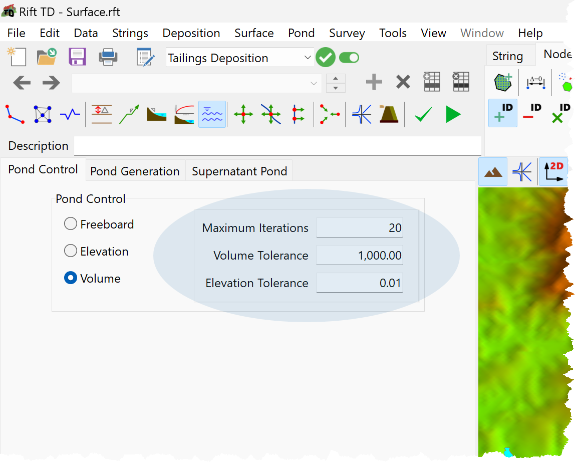 PondControlVolumeParameters